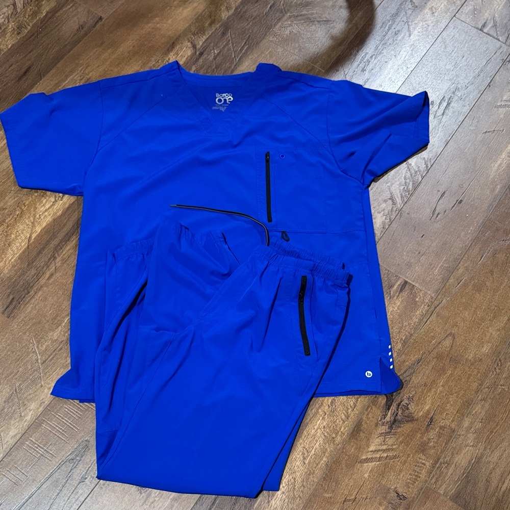 Barco Uniforms Blue Scrub Set